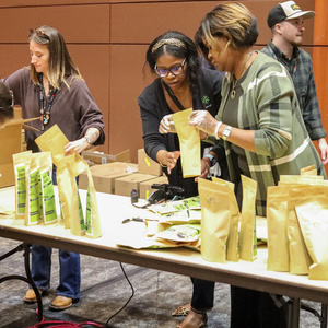 Raleigh Convention And Performing Arts Complex Hosts Soup Packing Event To Feed Local Resi Photo