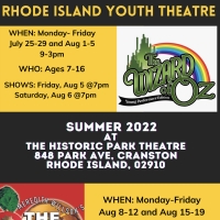 Rhode Island Youth Theatre to Present THE WIZARD OF OZ and THE MUSIC MANAt The Historic Pa Photo