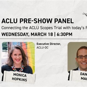 Arena Stage to Present ACLU PANEL: SCOPES TRIAL Video
