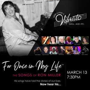 Lisa Dawn Miller to Present FOR ONCE IN MY LIFE, THE SONGS OF RON MILLER at Herb…