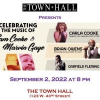The Town Hall to Present CELEBRATING THE MUSIC OF SAM COOKE AND MARVIN GAYE in…