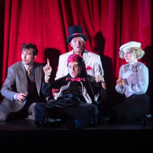 Review: A Hilarious Caper Under the Stars: 'THE 39 STEPS' in Wilcox Park Photo