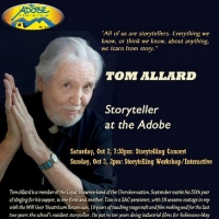 The Adobe Theater to Present Tom Allard Storytelling Performance and Workshop Video
