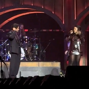 Video: Adrienne Warren Reunites With Nick Jonas For 'This Christmas' at Jonas Brothers Concert