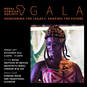 The Royal African Society's Annual Lecture and Benefit Gala 2024 Set for This Month