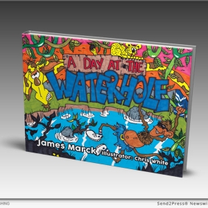Children's Book A DAY AT THE WATERHOLE Out Now