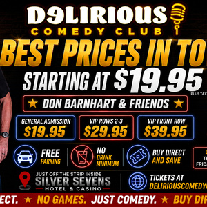 Delirious Comedy Club Drops Ticket Prices to $19.95 for Anniversary