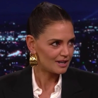 VIDEO: Katie Holmes Talks Being 'Superstitious' When She Does Theatre on THE TONIGHT  Video