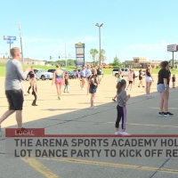 Arena Dance Academy Holds Socially-Distanced Class Photo