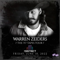Warren Zeiders to Perform Live At The District, June 10 Photo