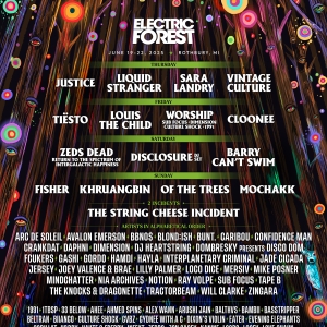 Electric Forest Reveals Over 40 Additional Artists For 2025 Edition