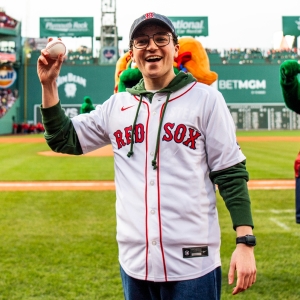 Video: CURSED CHILD Star Alex Serino Celebrates Harry Potter Day At Fenway Park Photo