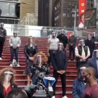 VIDEO: Watch Broadway Stars Unite in Times Square to Sing SUNDAY IN THE PARK WITH…