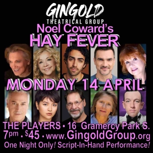 Charles Busch, Jennifer Cody, Annie Golden and More to Star in HAY FEVER at Gingold T Photo