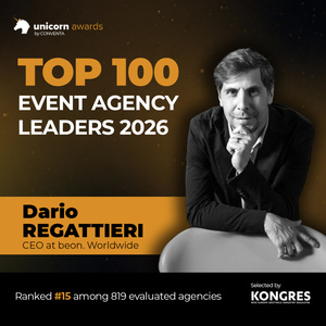 Dario Regattieri entra en el TOP 15 de los líderes europeos de la industria de eventos