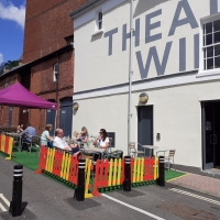 Cafe Bar At Theatre Royal Winchester Signs Up To Eat Out To Help Out Scheme Video