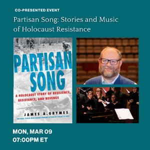 The Center For Jewish History to Present PARTISAN SONG: Stories And Music Of Holocaus Photo