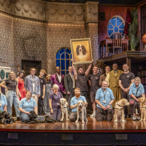 Photos: THE PLAY THAT GOES WRONG Cast Hosts Guide Dogs UK Puppies at Duchess Theatre Photo