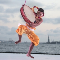 India's Independence Celebrates With Lady Liberty At Sunset For Battery Dance Festiva Photo