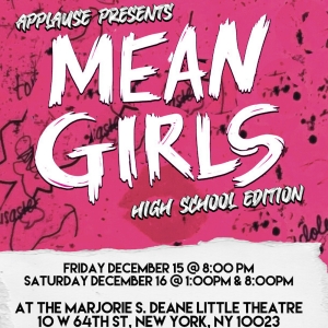 Applause New York to Present MEAN GIRLS in December Photo