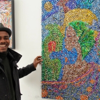 The Recycled Art Of Visiting Artist, Faustin Adeniran, On Display At The Firehouse Ga Photo