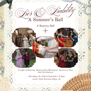 LIES & LIABILITY: A SUMMER'S BALL to Bring Regency Era to Lord's Park Pavilion in Elg Photo