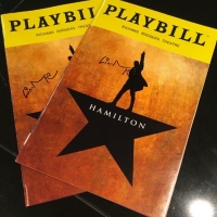 Bid To Win A Lin-Manuel Miranda Signed HAMILTON Playbill Photo