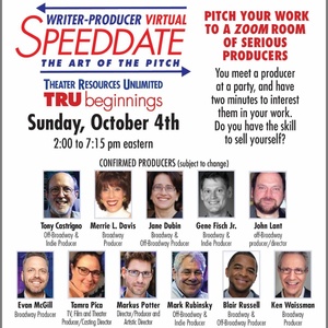 TRU to Host Writer-Producer Virtual Speed Date Photo