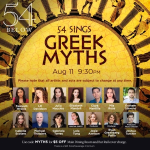 Lola Tung & More to Join 54 SINGS GREEK MYTHS This Month