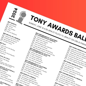 Download Printable Ballot for the 2024 Tony Awards Video