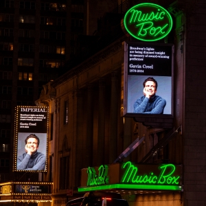 Photos: Broadway Marquees Dim In Honor Of Gavin Creel Photo