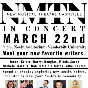 New Musical Theatre Nashville To Present An Evening of Songs and Stories From Local Artists