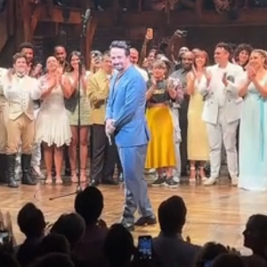 Video: HAMILTON Celebrates 10 Years on Broadway With Star-Studded Mega-Mix Curtain Call Photo