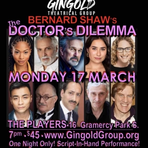 Nadia Brown, Judy Gold, Robert Cuccioli And More To Lead THE DOCTOR'S DILEMMA At The  Photo