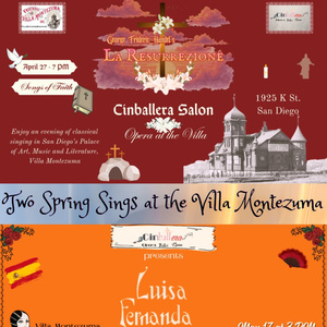 LA RESURREZIONE and LUISA FERNANDA to be Presented at Villa Montezuma This Spring Photo