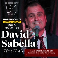 David Sabella to Celebrate New Album TIME HEALS at Feinstein's/54 Below Photo