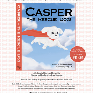 CASPER, THE RESCUE DOG Storytelling Event Will Come to Theatre West Photo