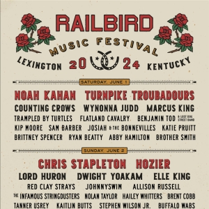 Chris Stapleton and Noah Kahan to Headline Railbird Music Festival 2024 Photo