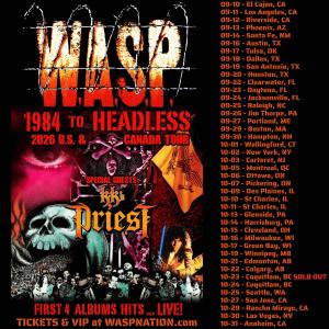 W.A.S.P. and KK's Priest Launch 42-Date North American Tour Photo