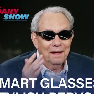 Lewis Black Roasts Kylie Jenner's AI Glasses on Daily Show Photo