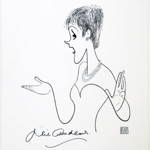 Limited-Edition Al Hirschfeld Prints Signed by Julie Andrews, Robert De Niro & More N Photo