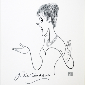 Limited-Edition Al Hirschfeld Prints Signed by Julie Andrews, Robert De Niro & More…