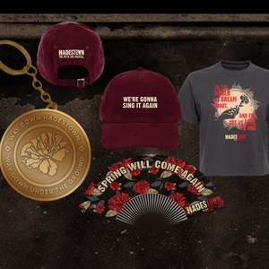 Shop HADESTOWN Merch, Shirts, Souvenirs & More In The BroadwayWorld Theatre Shop Photo