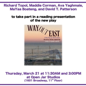 Richard Topol & More to Star in Readings of WAY OUT EAST by Andrew Stein Video