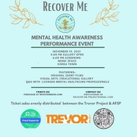 Recover Me Announces Film And Visual Arts Mental Health Awareness Fundraiser