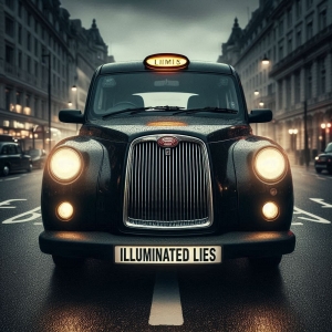 ILLUMINATED LIES: A BLACK CAB JOURNEY INTO THE WEB OF MISINFORMATION Opens at The Edinburg Photo