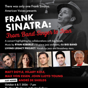 André De Shields, Matt Doyle and John Lloyd Young to Celebrate Sinatra At Hunter C Photo