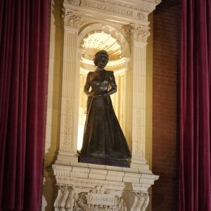 The King Unveils Statue of Queen Elizabeth II at the Royal Albert Hall