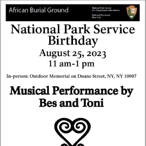 The National Park Service Birthday Announced At The African Burial Ground National Mo Photo