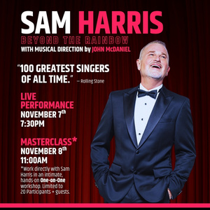 SAM HARRIS: BEYOND THE RAINBOW to be Presented at The Studio at Mizner Park Photo
